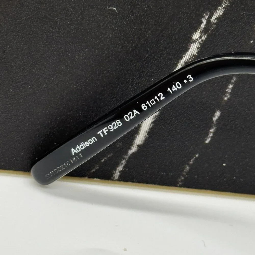 NEW TOM FORD ADDISON TF928 02A BLACK MEN SUNGLASSES TOM FORD FT0928 02A